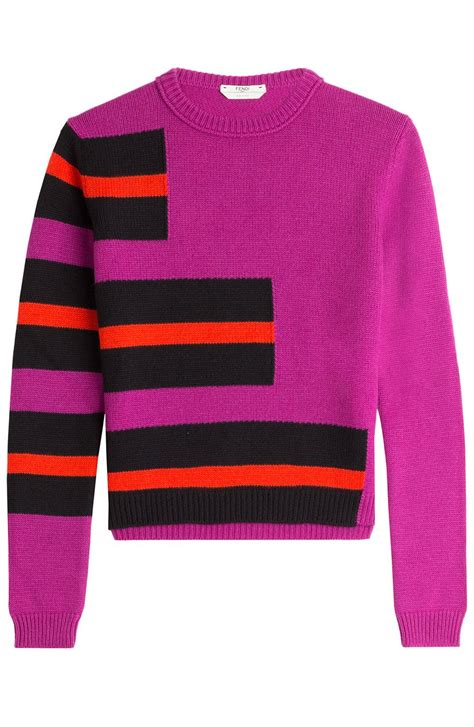 fendi pullovetr|fendi high low cashmere jumper.